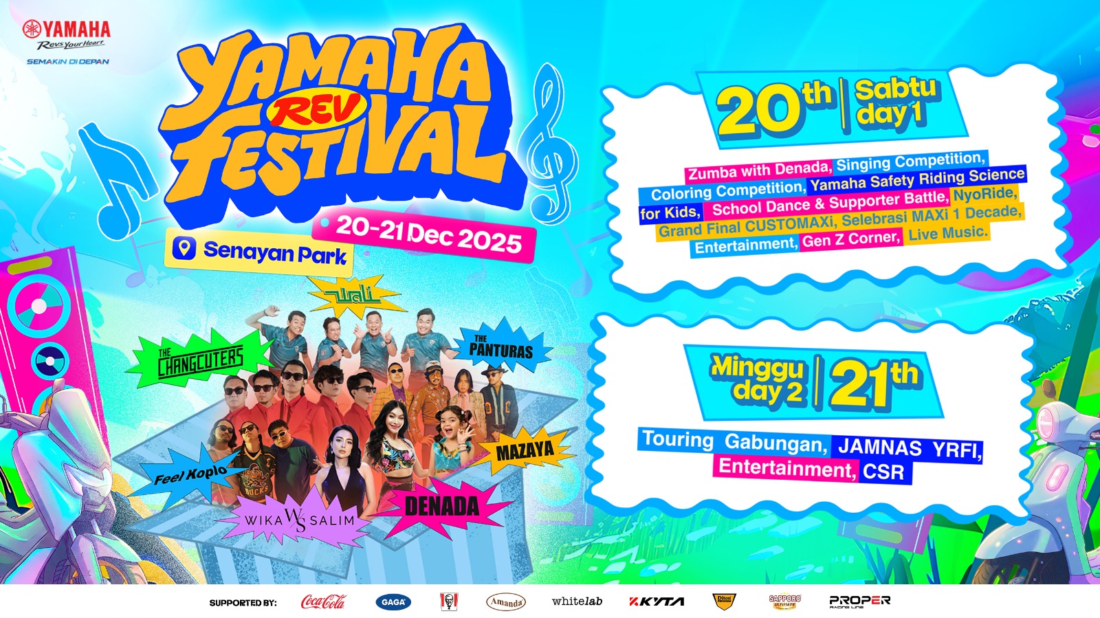 Yamaha Rev Festival Siap Ramaikan Senayan Park, Penutup Meriah Akhir 2025