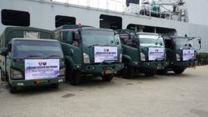 YBM PLN Kaltimra dan Kodam Mulawarman Kirim Bantuan Kebutuhan Warga Terdampak di Aceh