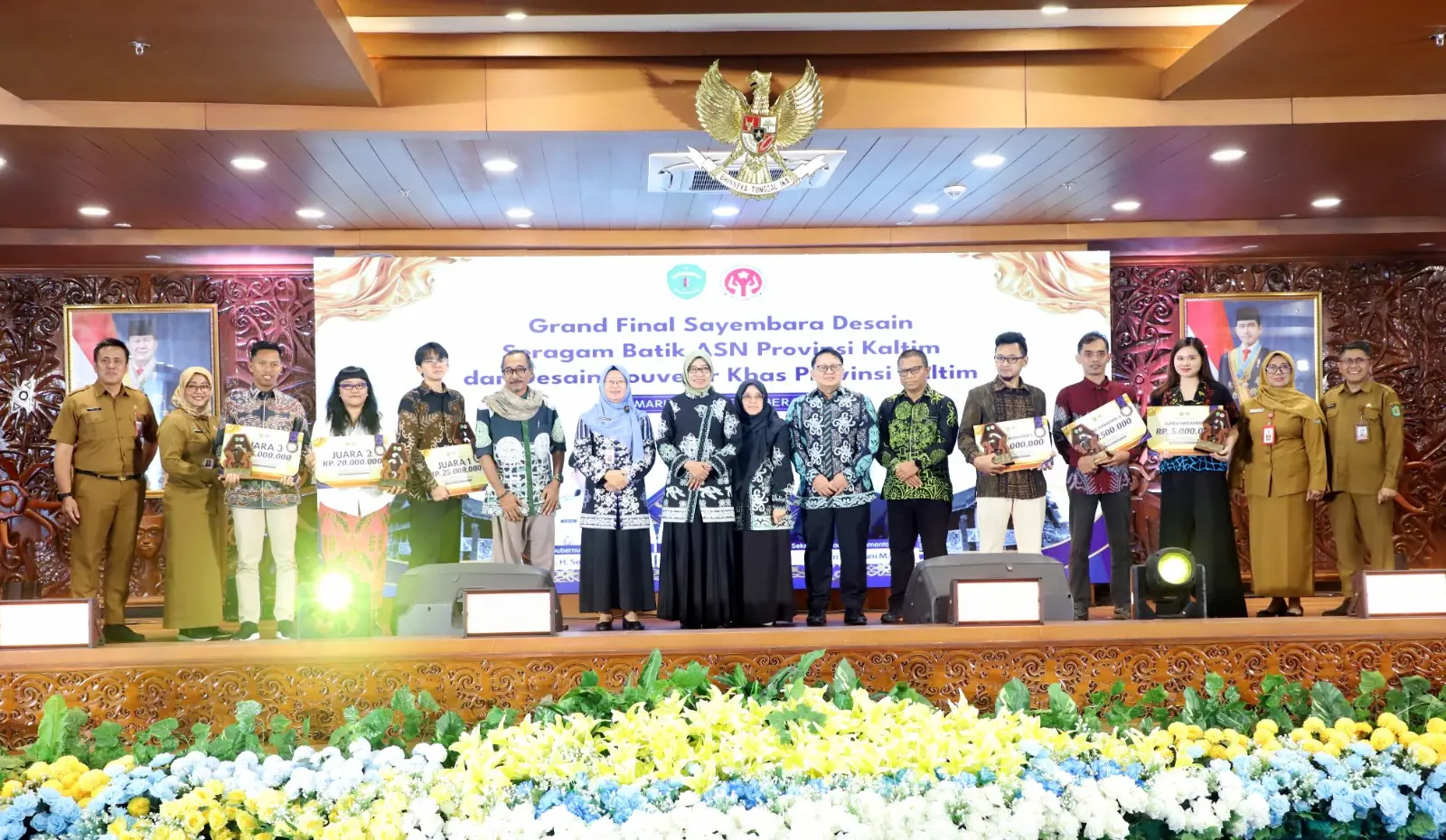 Pemenang Sayembara Desain Batik ASN dan Souvenir Khas Kaltim / Pemprov