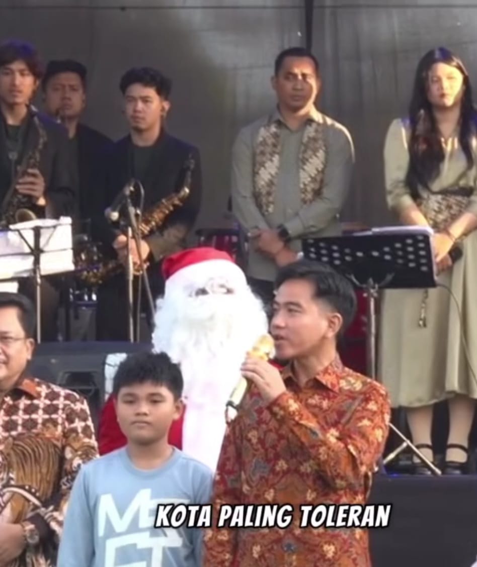 Wapres Gibran Rakabuming Raka menghadiri perayaan Natal Bersama umat Kristiani di Kota Salatiga / Setwapres