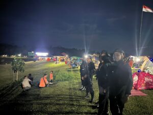 Satuan Brimob Polda Kalimantan Timur mengintensifkan pengamanan di pusat-pusat vital Kota Balikpapan.