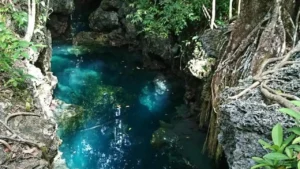 Goa Halo Tabung di Desa Wisata Payung-Payung, Kecamatan Maratua, Kabupaten Berau / Pemprov