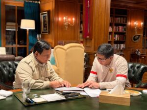 Presiden Prabowo Subianto memanggil Menteri Perumahan dan Kawasan Permukiman (PKP) Maruarar Sirait, ke kediaman pribadinya di Hambalang, Kamis (29/01/2026) sore (BPMI Setpres)