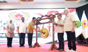 Wakil Gubernur Kalimantan Timur (Kaltim) Seno Aji, resmi membuka Rapat Kerja Provinsi (Rakerprov) Komite Olahraga Nasional Indonesia (KONI) Kaltim Tahun 2026