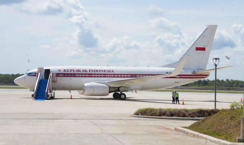Presiden Prabowo Subianto bertolak ke Jakarta dari Bandara Nusantara, IKN, Selasa 13 Januari 2026 / Pemprov