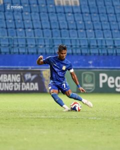 Pencetak gol tunggal Persiba Balikpapan Abdul Rachman / FB Persiba