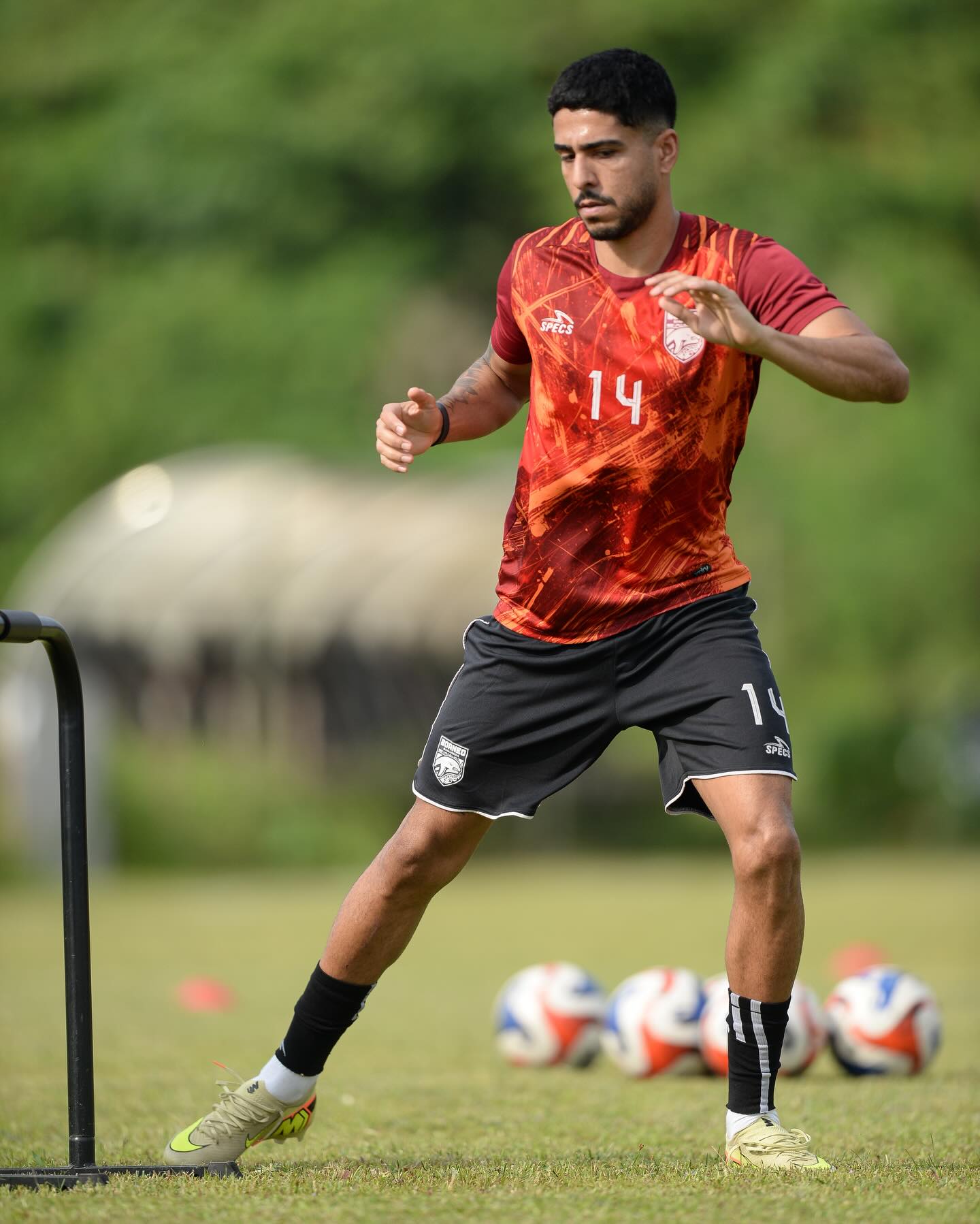 Kaio Nunes terlihat sudah mengikuti latihan bersama skuat Borneo FC / FB Borneo FC