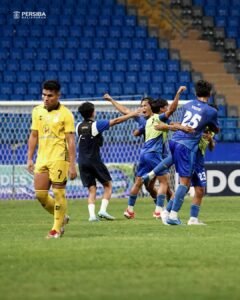 Pesiba Balikpapan saat menaklukkan Barito Putera 1-0 di Stadion Batakan / FB Persiba