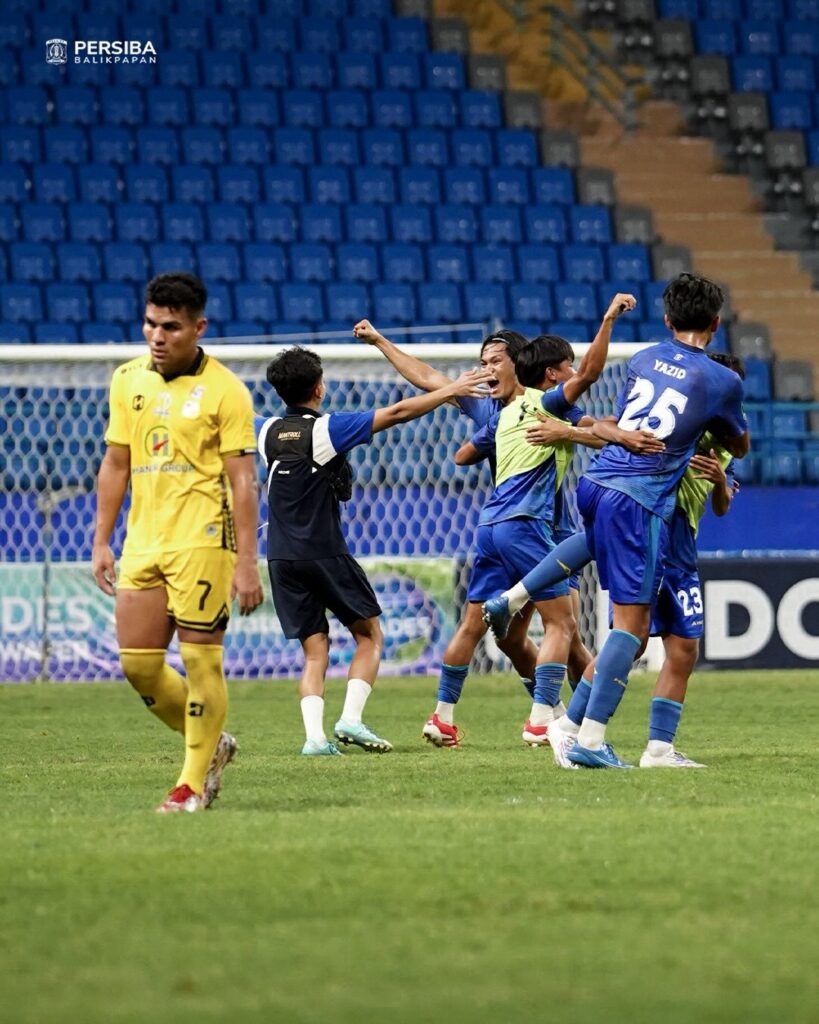 Pesiba Balikpapan saat menaklukkan Barito Putera 1-0 di Stadion Batakan / FB Persiba
