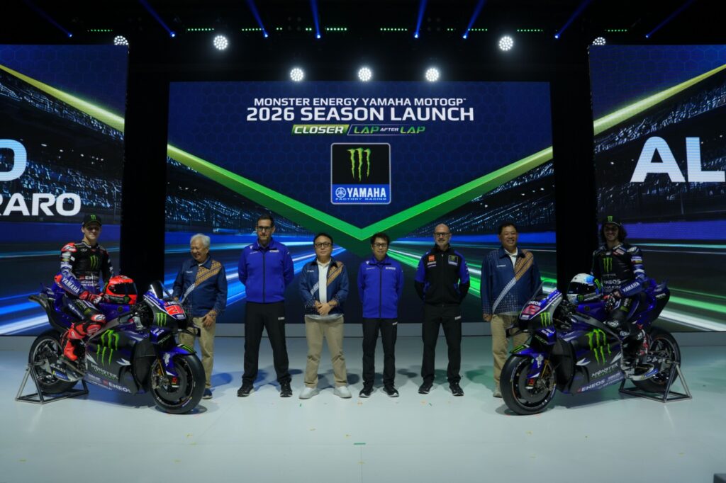 Monster Energy Yamaha MotoGP Resmi Masuk Era V4, Livery 2026 Diluncurkan di Jakarta