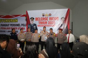 Konfrensi pers akhir tahun 2025 Polres PPU / Polda