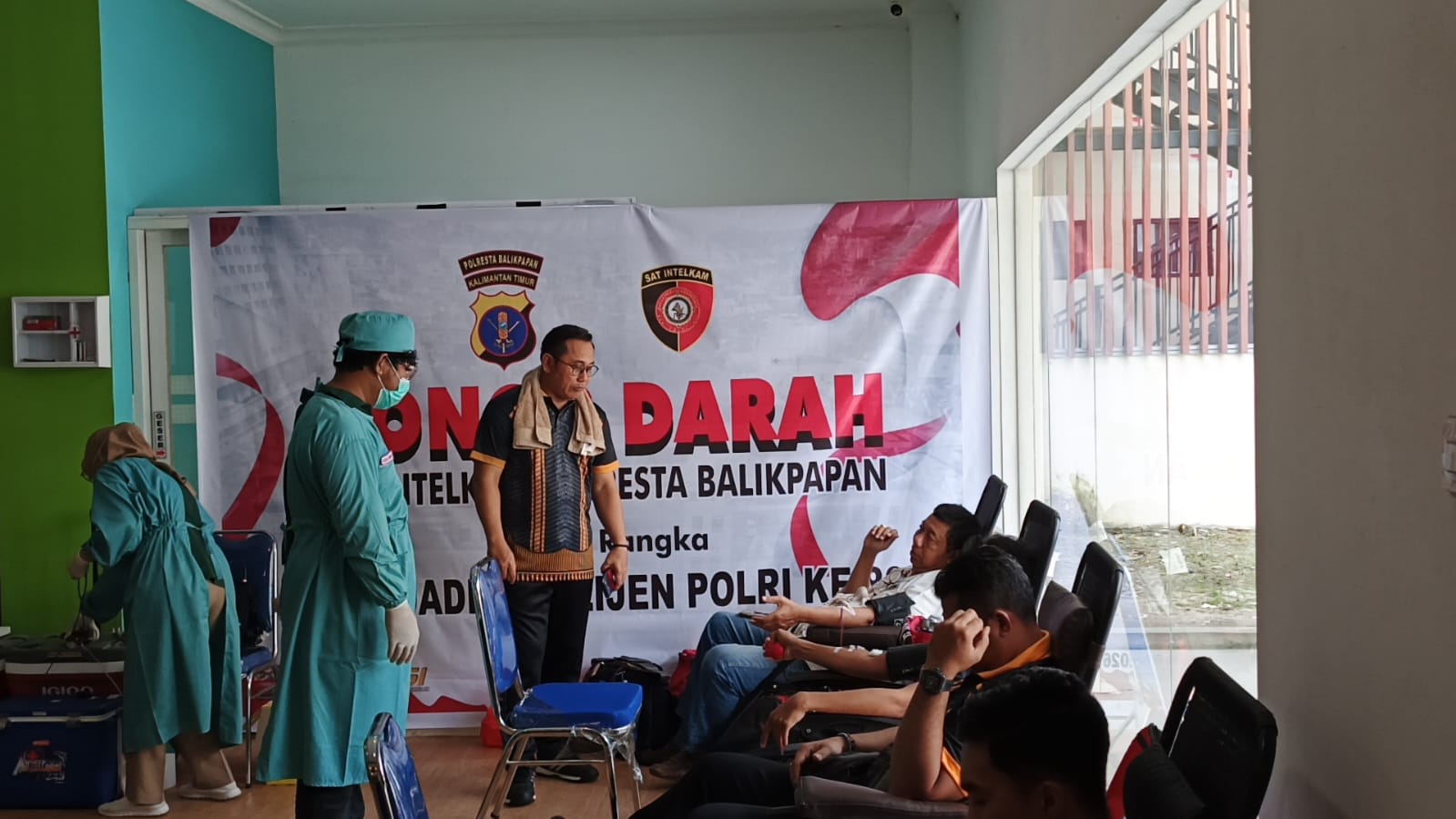 Donor darah yang digelar Satintelkam Polresta Balikpapan