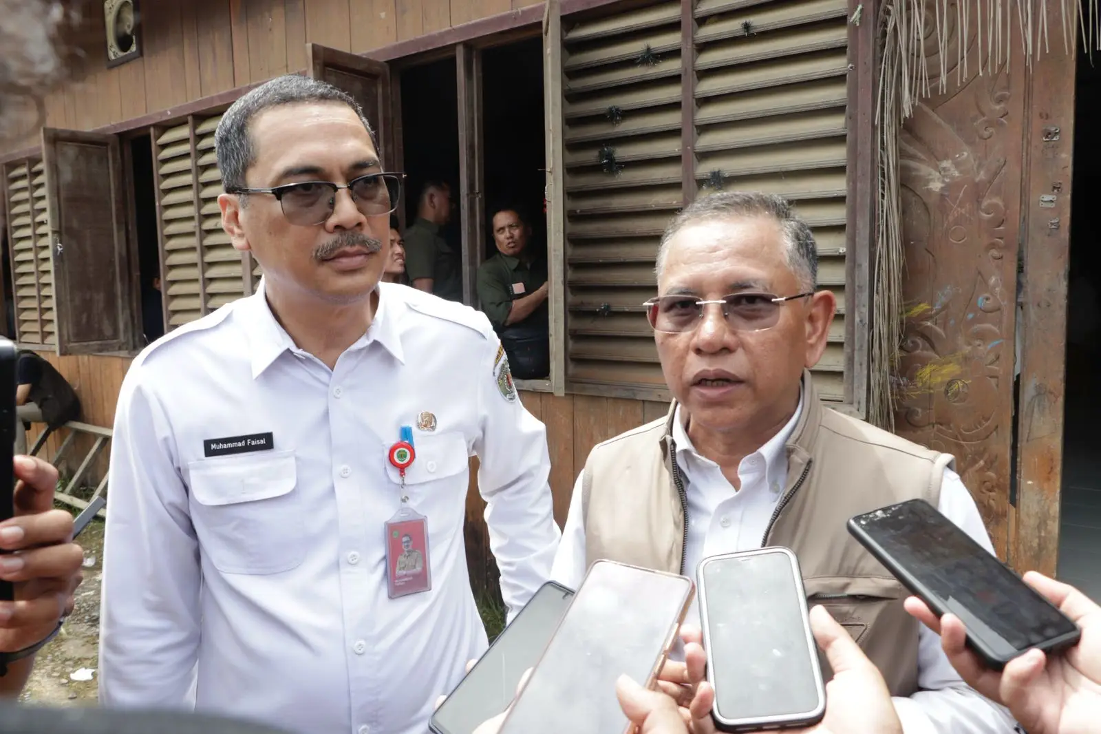 Kepala Biro Administrasi Pembangunan (Adbang) Setda Provinsi Kaltim, Irhamsyah, dan Kepala Dinas Komunikasi dan Informatika (Diskominfo) Kaltim, Muhammad Faisal / Pemprov