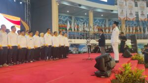 Wali Kota Balikpapan, Rahmad Mas’ud, secara resmi menghadiri pelantikan Pengurus Komite Olahraga Nasional Indonesia (KONI) Kota Balikpapan masa bakti 2025–2029