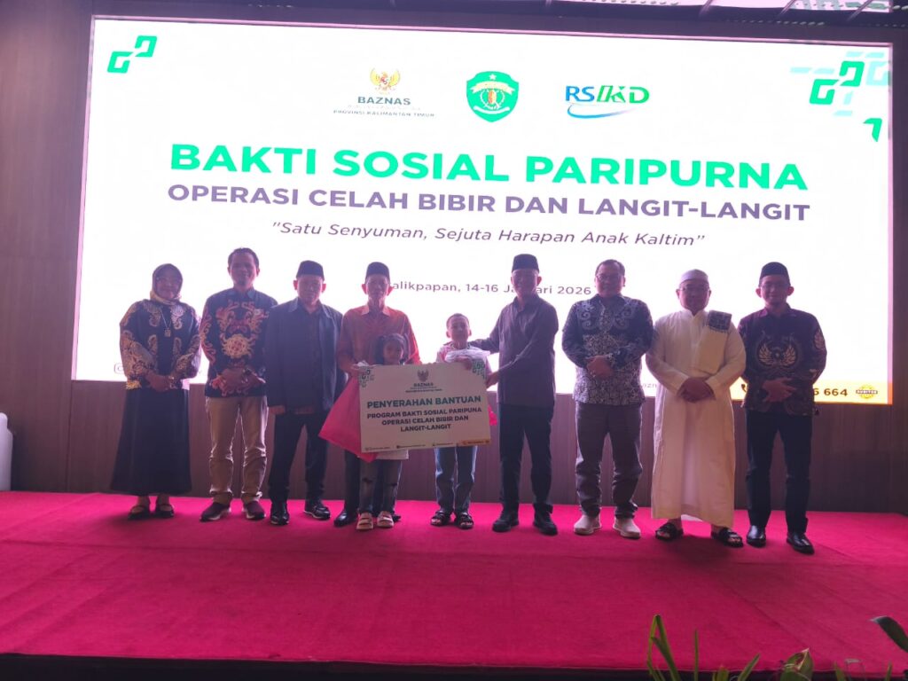 BAZNAS Kaltim Gelar Operasi Celah Bibir Gratis