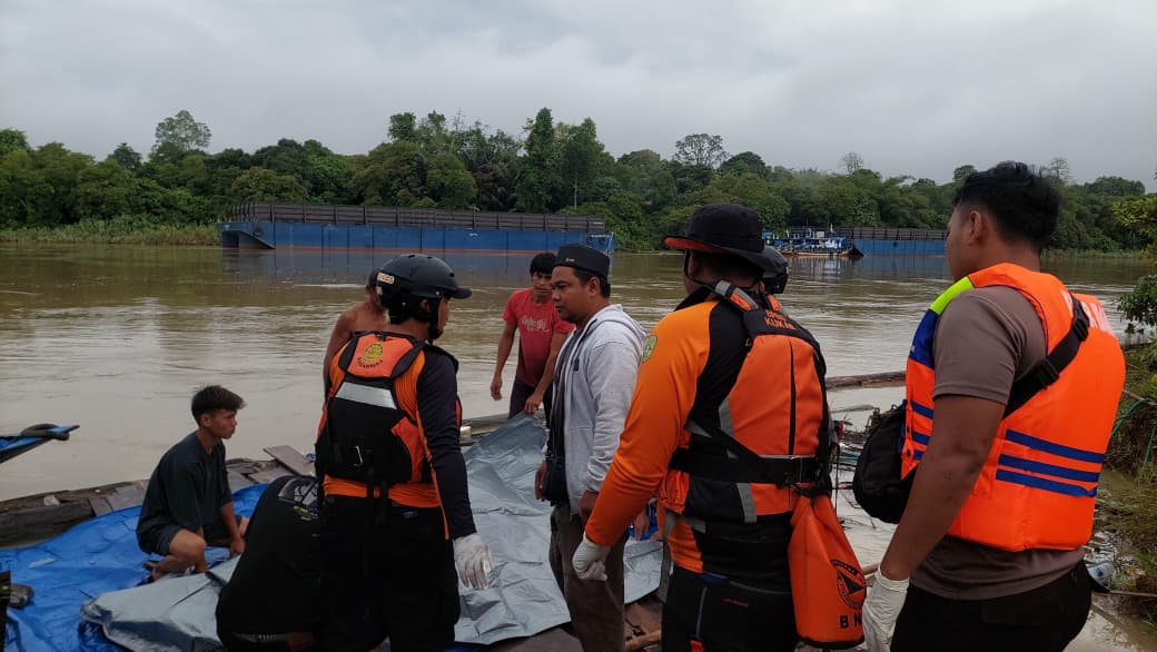 Tim SAR Gabungan menemukan korban terakhir dalam tragedi tabrakan antara perahu ketinting dan kapal LCT di Perairan Sungai Belayan