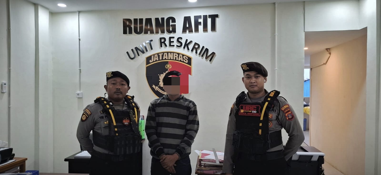 Pelaku yang diamankan Polresta Balikpapan