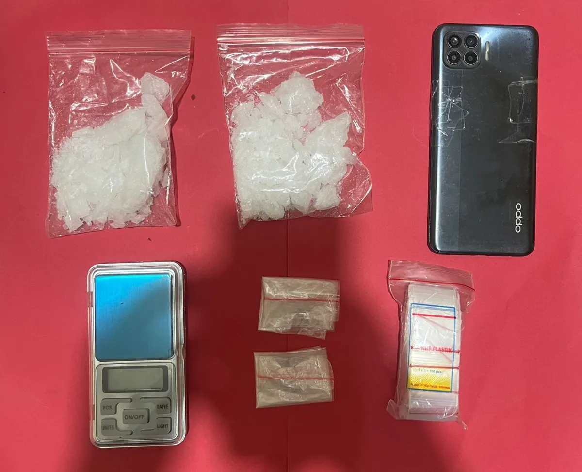 Barang bukti yang diamankan / Polda