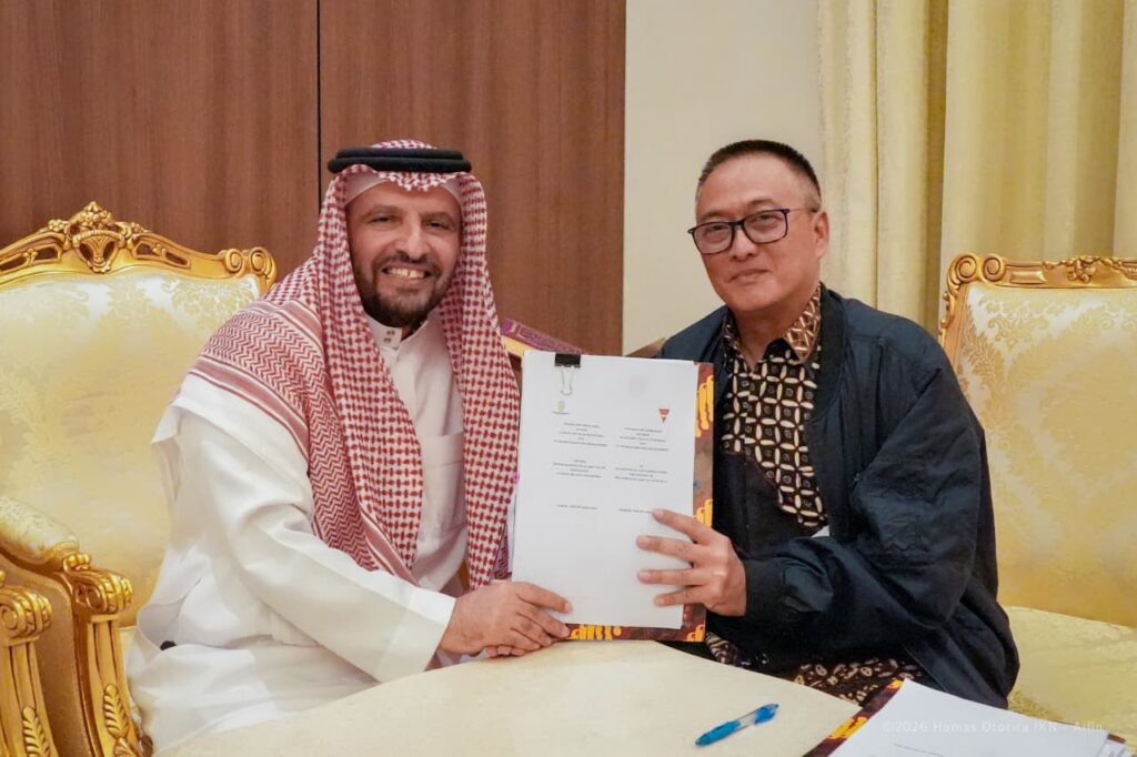 Otorita Ibu Kota Nusantara resmi menggandeng investor internasional, Ayedh Dejem Group, perusahaan konstruksi dan pengembangan asal Uni Emirat Arab (UEA) / Humas Otorita Ibu Kota Nusantara