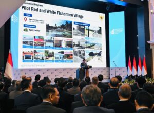 Presiden Prabowo dalam pidatonya saat menghadiri Indonesia Economic Outlook 2026 yang digelar di Auditorium Wisma Danantara Indonesia, Jakarta, Jumat (13/02/2026).