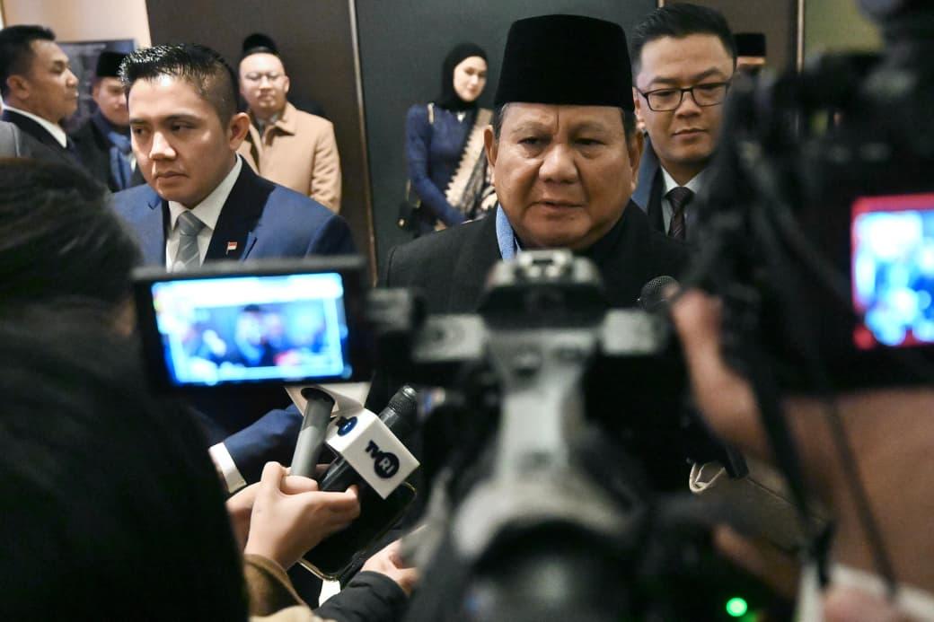 Presiden Prabowo dalam keterangannya kepada wartawan di Washington DC, Amerika Serikat, Sabtu (22/02/2026). / Setneg
