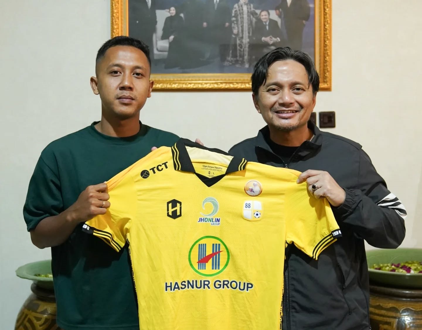 Roni Sugeng dan CEO PS Barito Putera, Bapak Hasnuryadi Sulaiman / IG Barito Putera