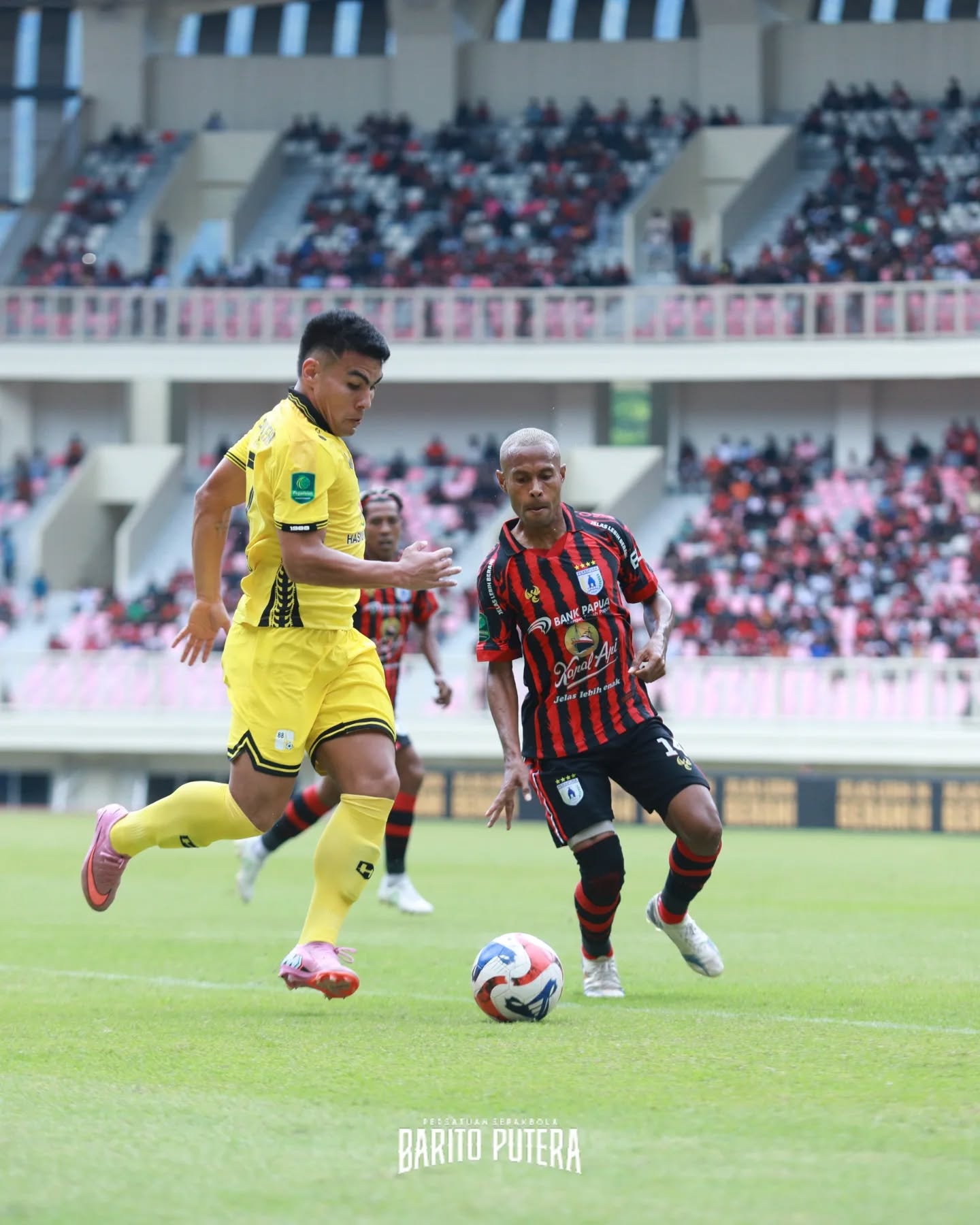 Laga Persipura Jayapura vs Barito Putera yang berakhir dengan skor 4-1 / FB Barito Putera