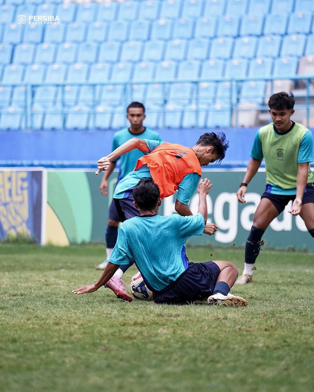 Para pemain Persiba Balikpapan menjalani latihan / FB Persiba