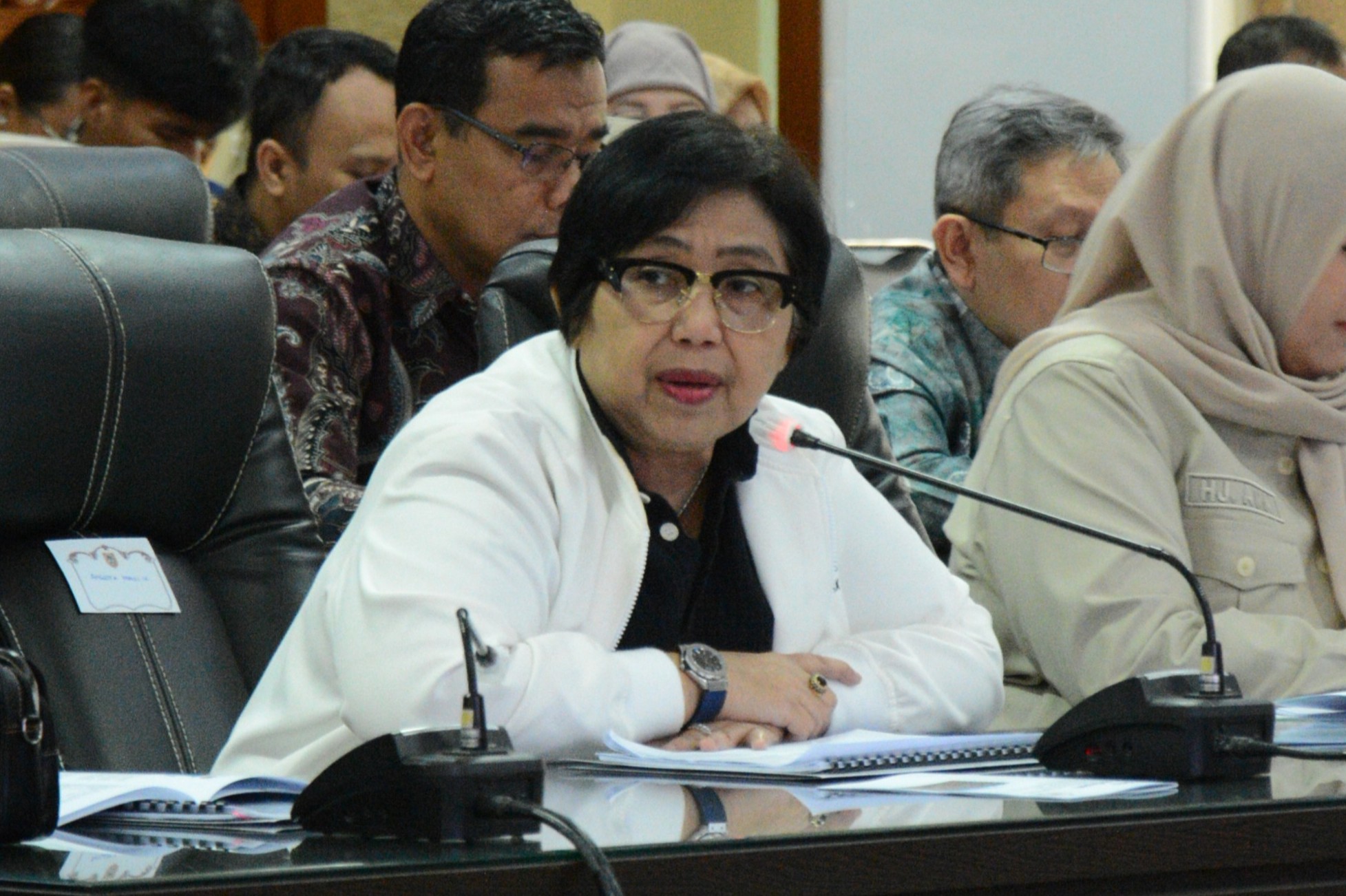 Anggota Komisi IX DPR RI, Irma Suryani Chaniago, dalam kunjungan kerja reses ke Banjarmasin, Kalimantan Selatan, Jumat (20/02/2026). Foto: Est/Karisma/DPR