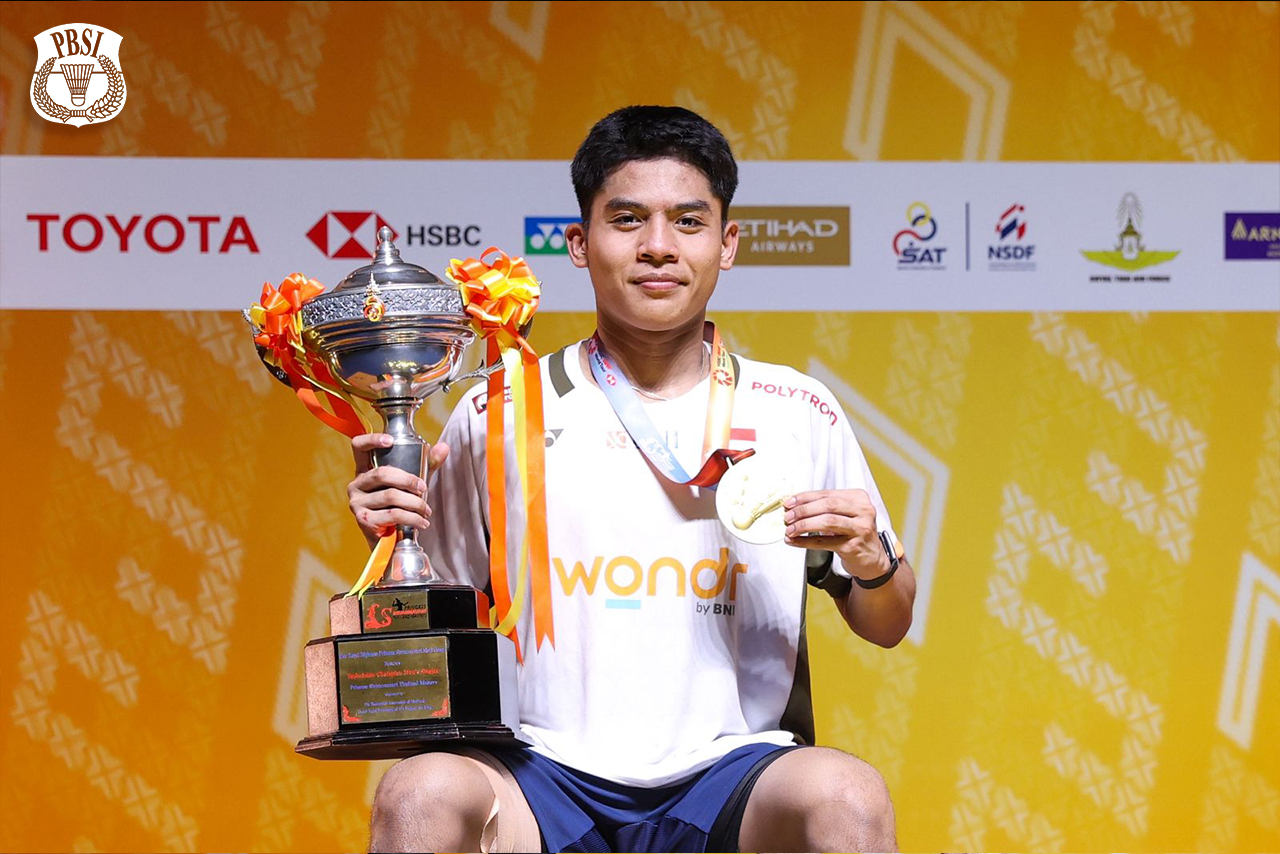 Moh. Zaki Ubaidillah meraih juara Thailand Master 2026 / PBSI