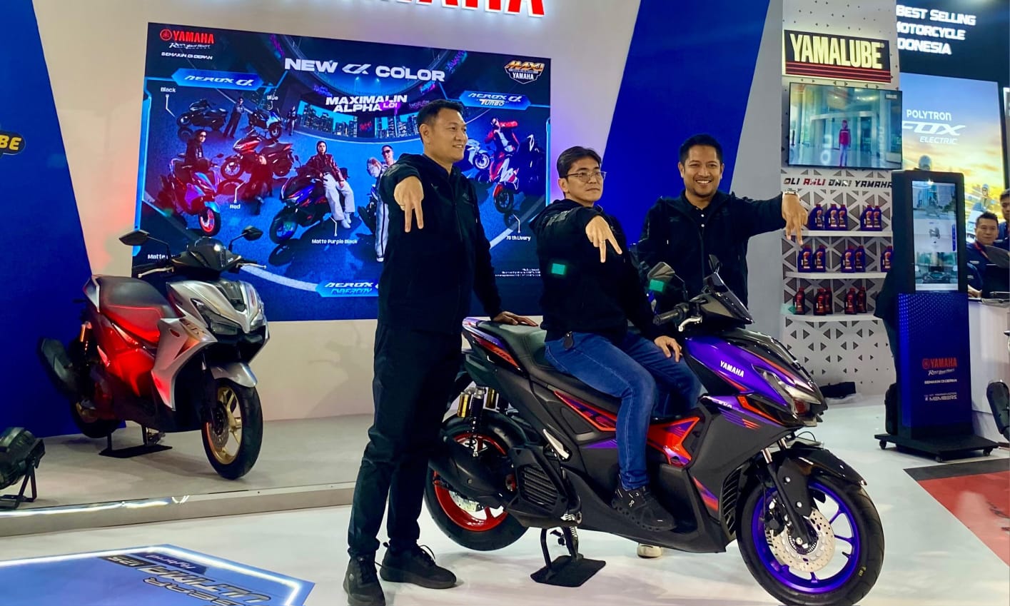 Warna Baru Yamaha AEROX ALPHA 2026 Resmi Dirilis