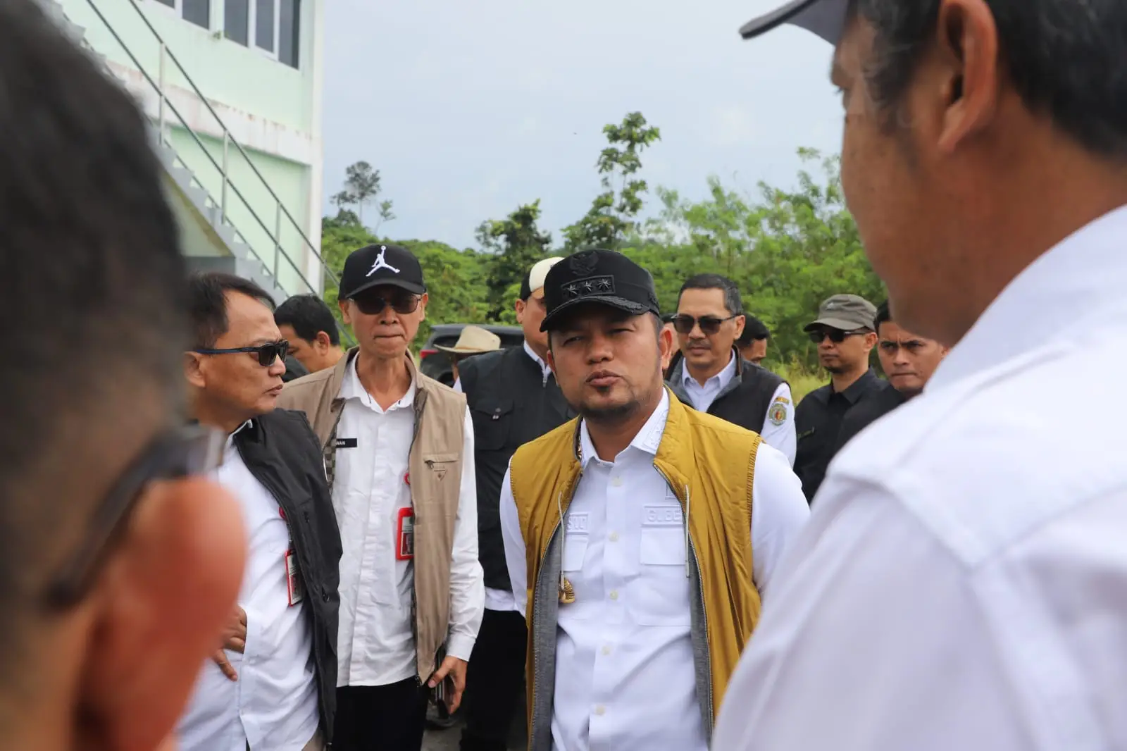 Gubernur Kaltim Rudy Mas'ud saat meninjau Kawasan Ekonomi Khusus (KEK) Maloy Batuta Trans Kalimantan (MBTK) / Pemprov