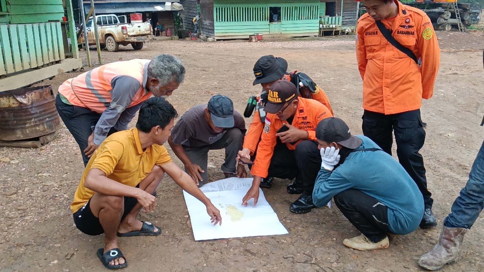Tim SAR Gabungan tengah mempelajari lokasi untuk mencari korban