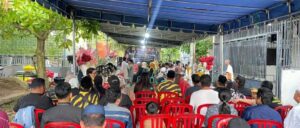 Buka puasa bersama yang digelar Laskar Kebangkitan Kutai (LKK) Kota Balikpapan di kawasan Batakan, Balikpapan Timur, Jumat (20/2/2025)
