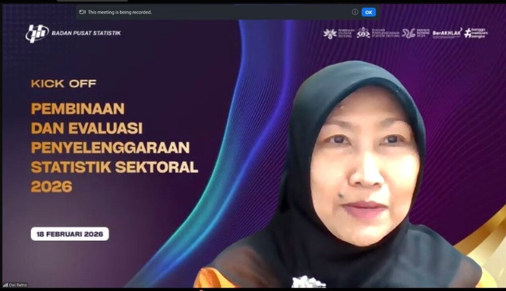Direktur Diseminasi, Pemberdayaan dan Evaluasi Penyelenggaraan Statistik BPS, Dwi Retno