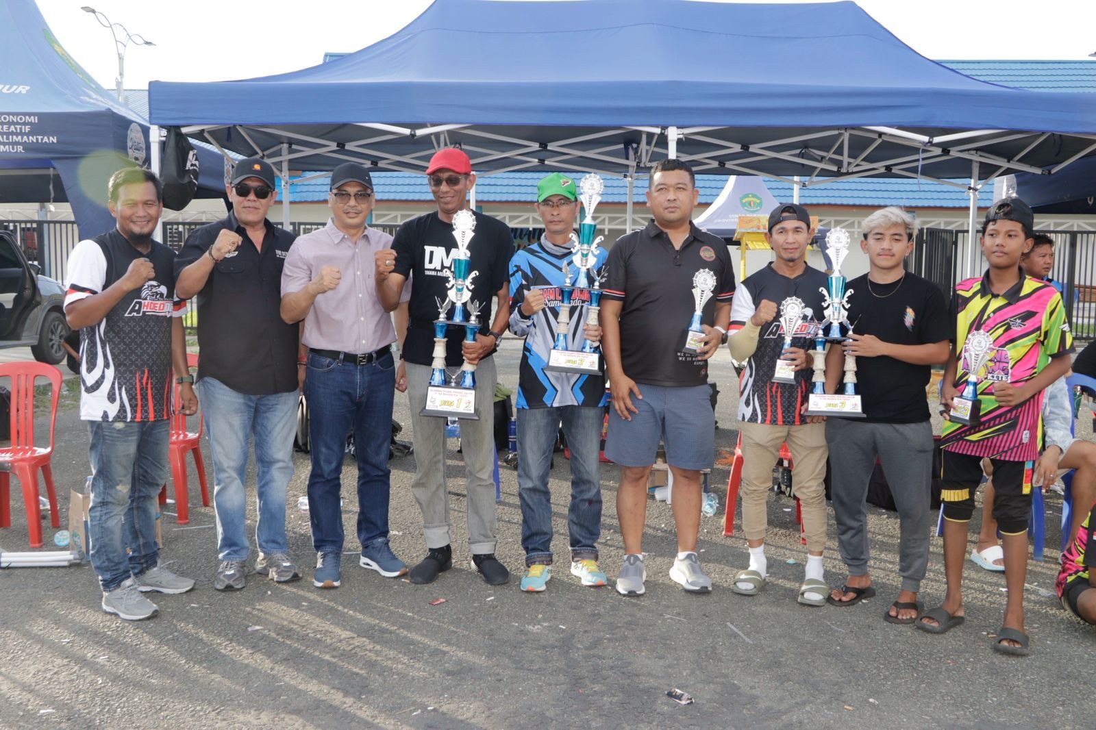 Para pemenang Kejurnas Layang-layang di Samarinda / Pemprov