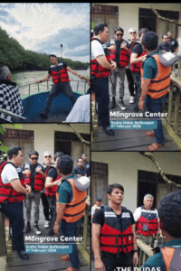 Ariel Noah, Gading Marten, Desta, hingga David Bayu (eks vokalis Naif) terlihat menyusuri eksotisnya Teluk Balikpapan pada Sabtu (7/2/2026). / FB Agus Bei