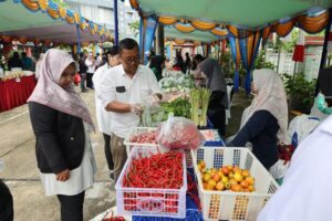 Pemerintah Provinsi Kalimantan Timur kembali menggelar Gerakan Pangan Murah (GPM) di Kantor Dinas Pangan, Tanaman Pangan dan Hortikultura (DPTPH) Kaltim, Rabu (11/3/2026) (foto : Pemprov)