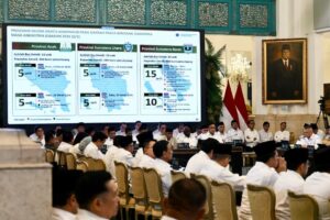Sidang Kabinet Paripurna yang digelar di Istana Negara, Jakarta, Jumat (13/03/2026). (foto : Setneg)
