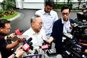 Menteri Koordinator (Menko) Bidang Pangan Zulkifli Hasan, di Istana Merdeka, Jakarta, Senin (02/03/2026). / Setneg