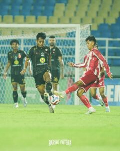Barito Putera mempermalukan tuan rumah Deltras FC dengan skor 2-0 / FB Barito Putera