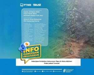 Perbaikan Pipa 600 mm, Distribusi di Sejumlah Wilayah Balikpapan Terganggu Hingga 24 Jam.