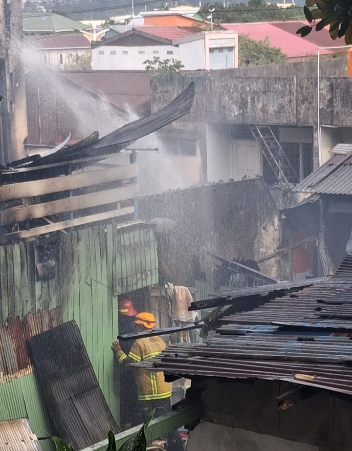 Kebakaran baru tengah