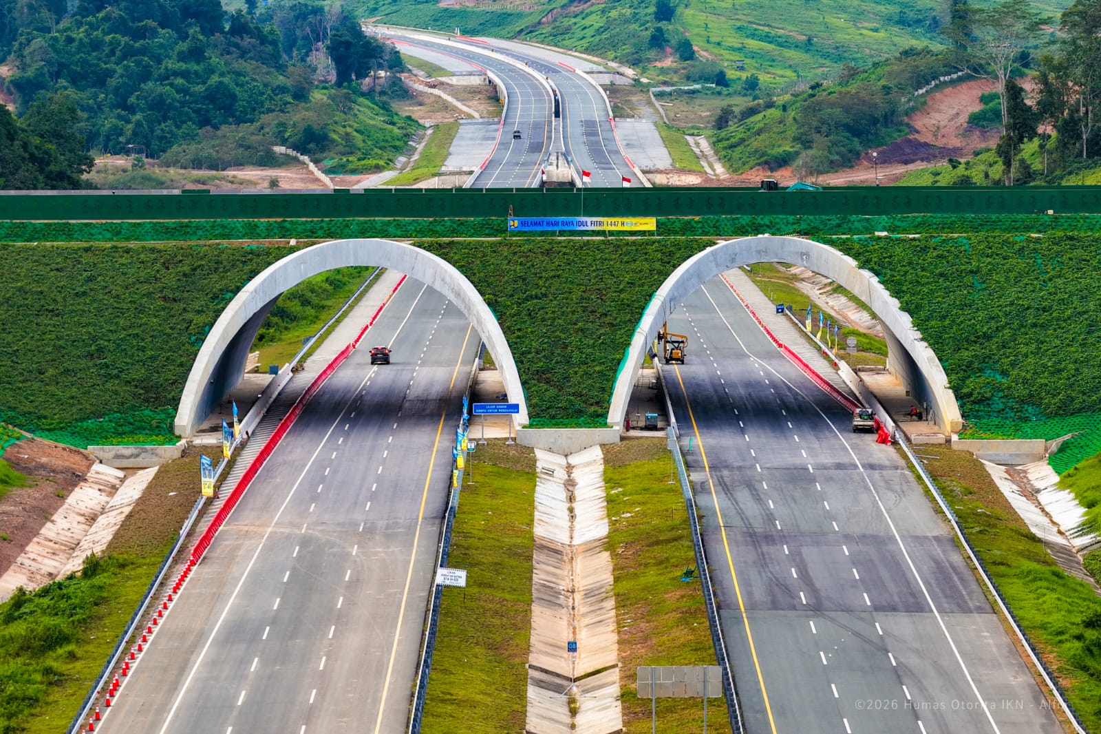 Jalan Tol IKN (foto : Humas Otorita IKN)