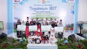 Hari Ulang Tahun (HUT) ke-29, Pertamina Patra Niaga Regional Kalimantan menggelar kegiatan tasyakuran bertema “Energi untuk Melangkah Penuh Harapan”. / Pertamina