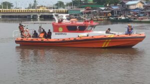 Operasi SAR terhadap seorang pemancing yang terjatuh di perairan Manggar, Balikpapan, ditutup pada Sabtu (14/3/2026) petang (foto : Samsul/inibalikpapan)