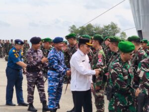 Misi Kemanusiaan di Aceh Tuntas 100 Persen, 215 Prajurit Yonzipur 17 Ananta Dharma Kembali ke Balikpapan (Foto : IST/Samsul/Inibalikpapan)