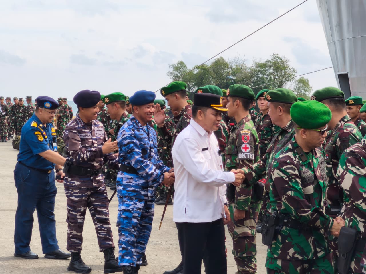 Misi Kemanusiaan di Aceh Tuntas 100 Persen, 215 Prajurit Yonzipur 17 Ananta Dharma Kembali ke Balikpapan (Foto : IST/Samsul/Inibalikpapan)