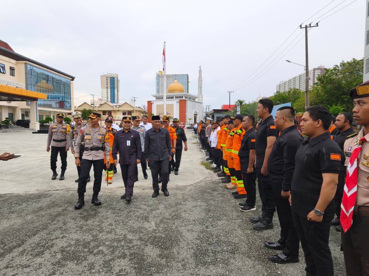 Polresta Balikpapan Siagakan Personel Gabungan Amankan Malam Takbiran dan Salat Idulfitri 2026 (foto : Inibalikpapan/Samsul)
