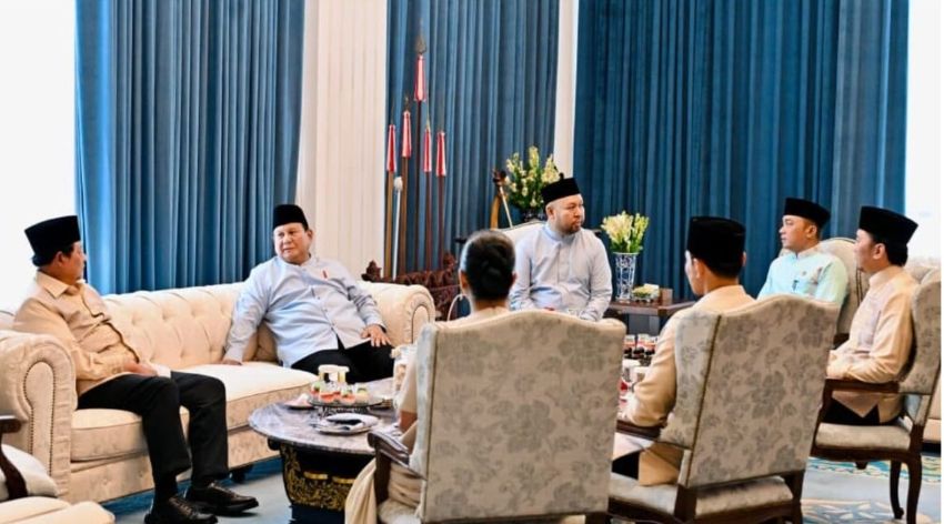 Presiden Prabowo Subianto menggelar acara gelar griya (open house) dalam rangka Hari Raya Idulfitri 1447 Hijriah di kompleks Istana Kepresidenan, Jakarta, pada Sabtu, 21 Maret 2026. Foto: BPMI Setpres/Laily Rachev